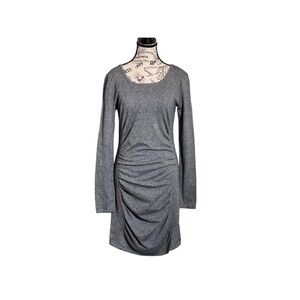 Express Gray Long Sleeve Dress